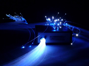 optical fibers night sky lighting LED halogen Poland