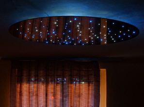 yötaivaan tähteä light valokuidut valaistus LED halogeeni Puola